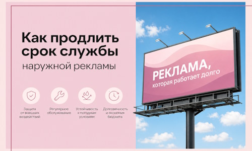 Как продлить срок службы наружной рекламы в Новом Уренгое
