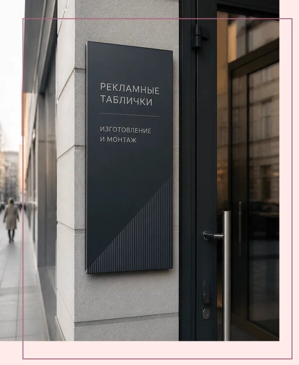 Рекламные таблички в Новом Уренгое по цене от 4679 р. | Аванза-Нвг