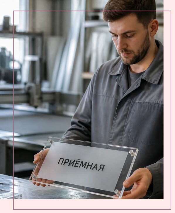 Таблички из оргстекла на заказ в Новом Уренгое от 4055 р. | Аванза-Нвг