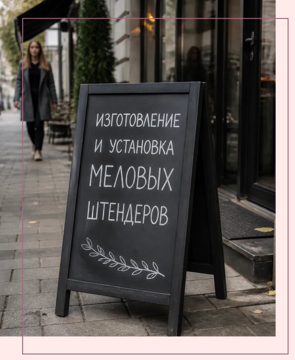 Меловые штендеры в Новом Уренгое по цене от 6759 р. | Аванза-Нвг